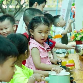 Hoạt động tại Trường Mầm non Sơn Ca